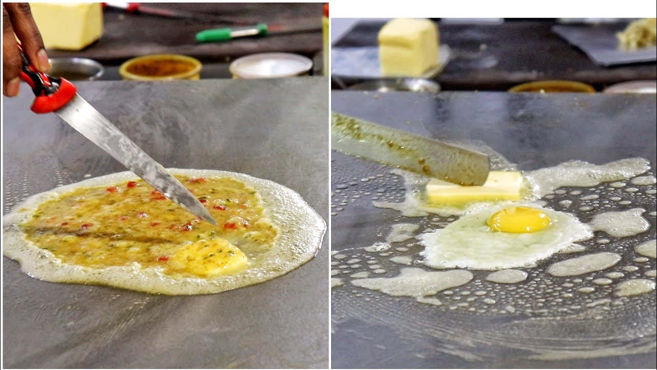 Extremely Butter Rich Egg Dishes At Raju Omlet | Egg Street Food | Indian Street Food
