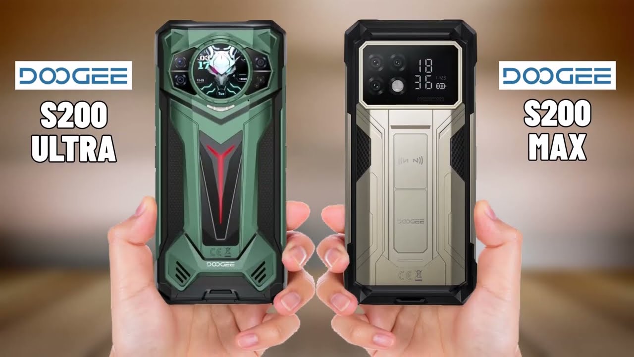 DOOGEE S200 ULTRA vs DOOGEE S200 MAX RUGGED COMPARISON