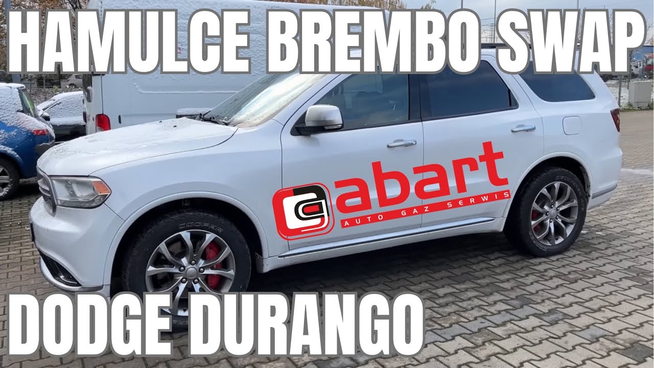 Nowe lepsze hamulce Brembo w Dodge&rsquo;u Durango 2016 5,7 z instalacją gazową @AbartAutoGazSerwis