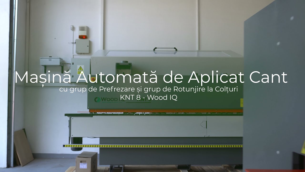 Masina de Aplicat Cant cu Rotunjire la Colturi - KNT 8