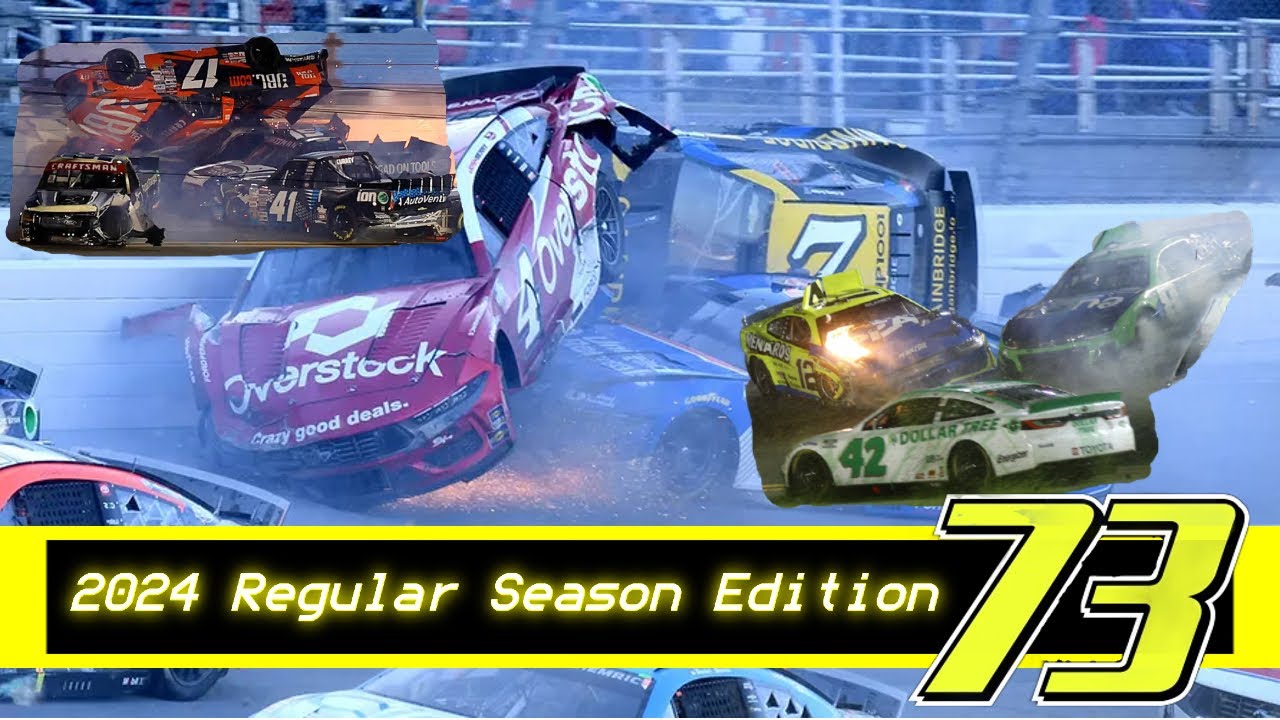 NASCAR Crash Compilation #73 - 2024 Regular Season Edition