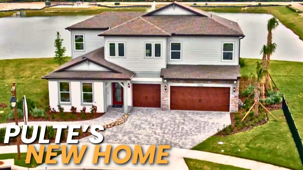 Tour A New Construction Home With a Massive Owner's Bedroom | Tampa Florida | Pulte