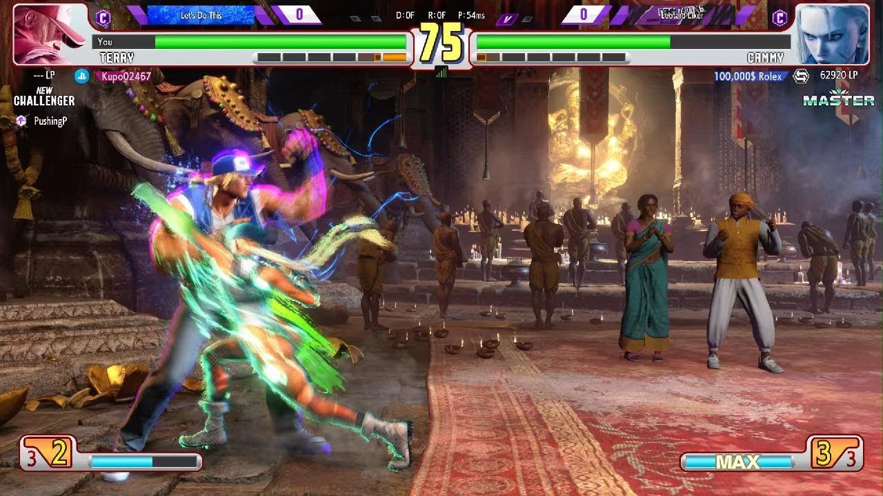 Street Fighter 6 Terry casual match vs master Cammy pt2
