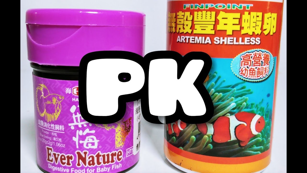 輕鬆養孔雀魚 (日常水族) 無殼豐年蝦卵PK海豐無悔飼料