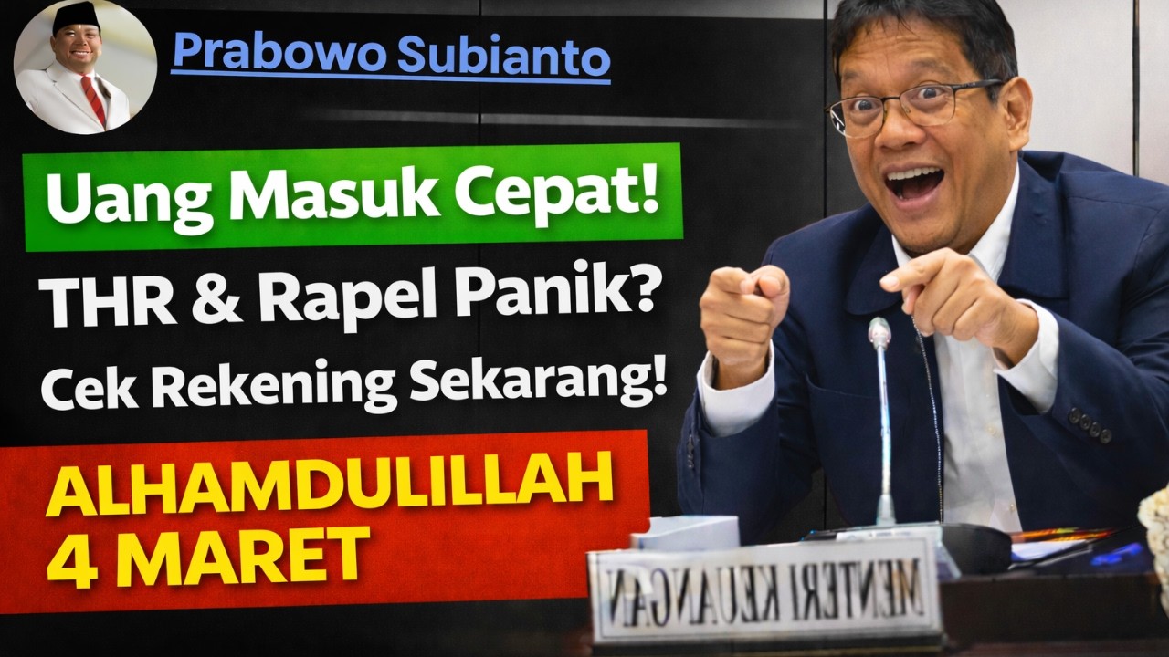 55 Triliun THR & Rapel Pensiunan 2026: Uang Segera Masuk Rekening, Jangan Sampai Ketinggalan!