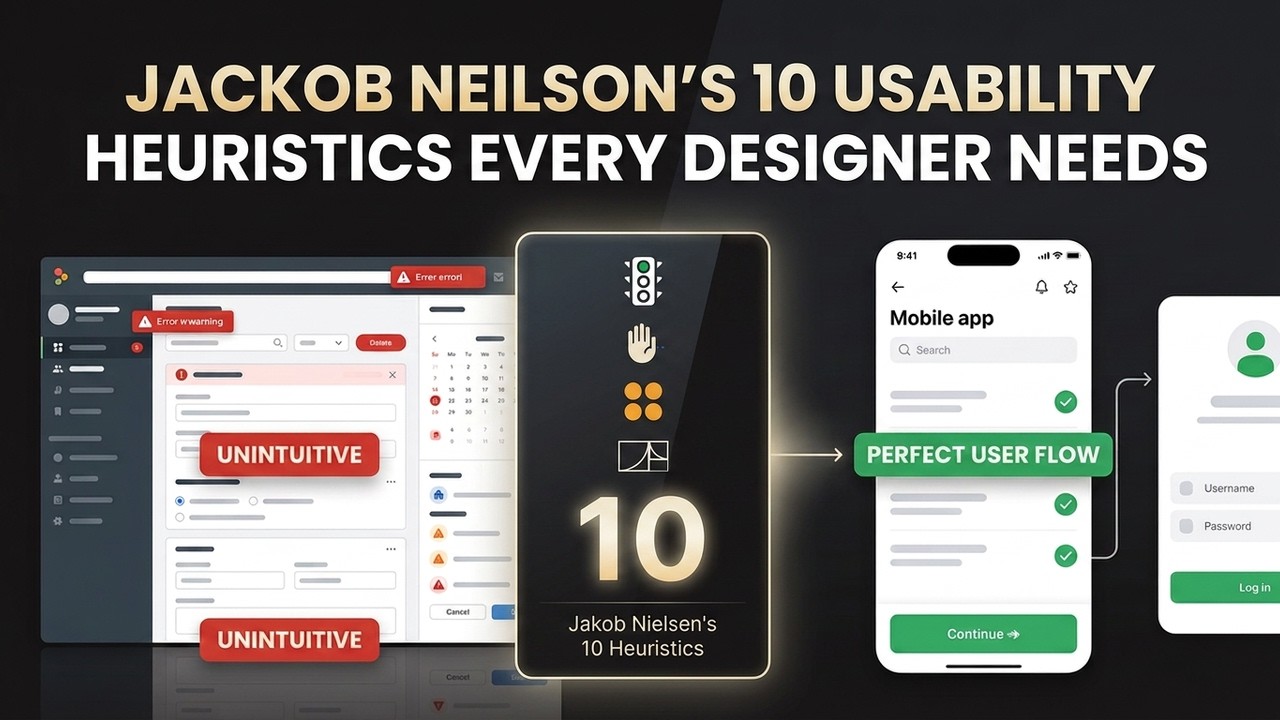 Most Designers Get This Wrong | Nielsen's 10 Usability Heuristics