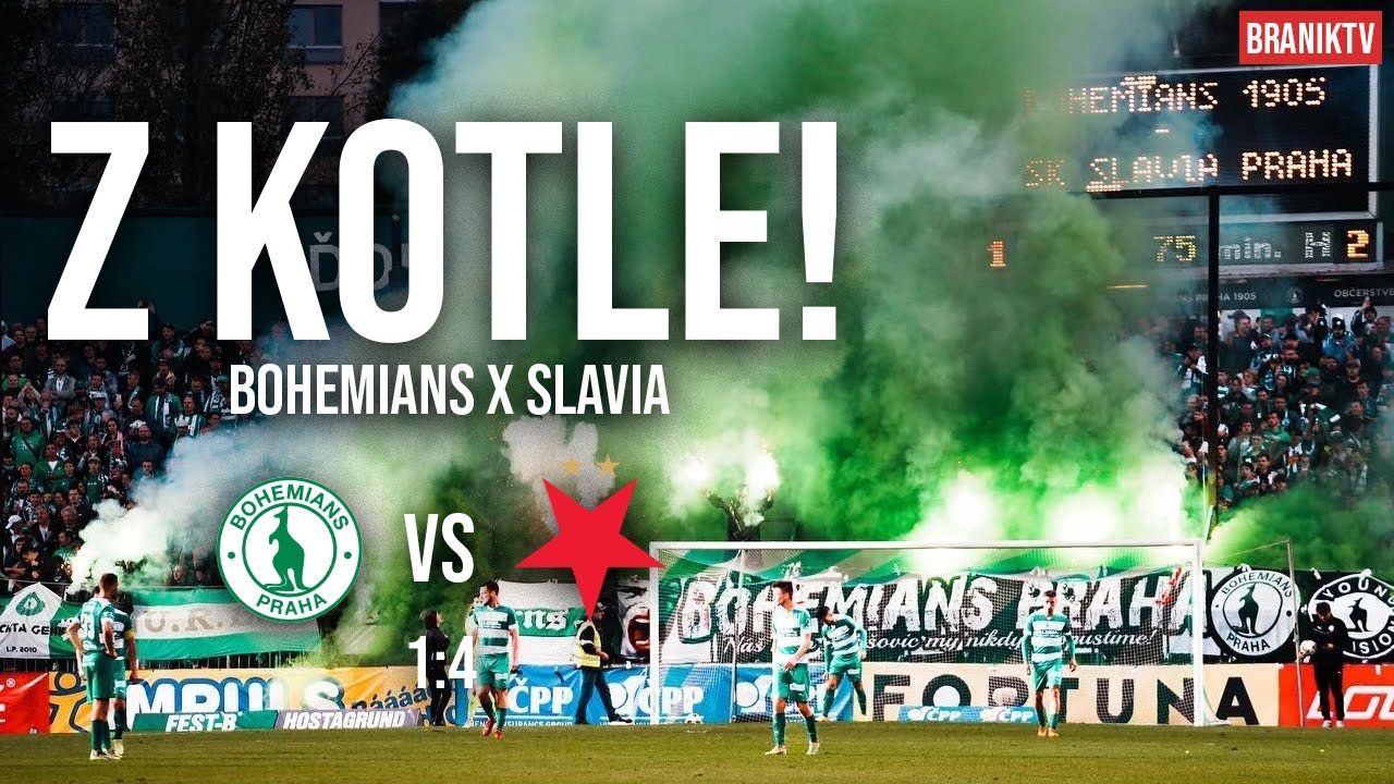 Z🔥KOTLE! Bitva o Vršovice! Derby Bohemka-Slavia! Vyprodaný Ďolíček, trapný VAR a nejlepší klobása