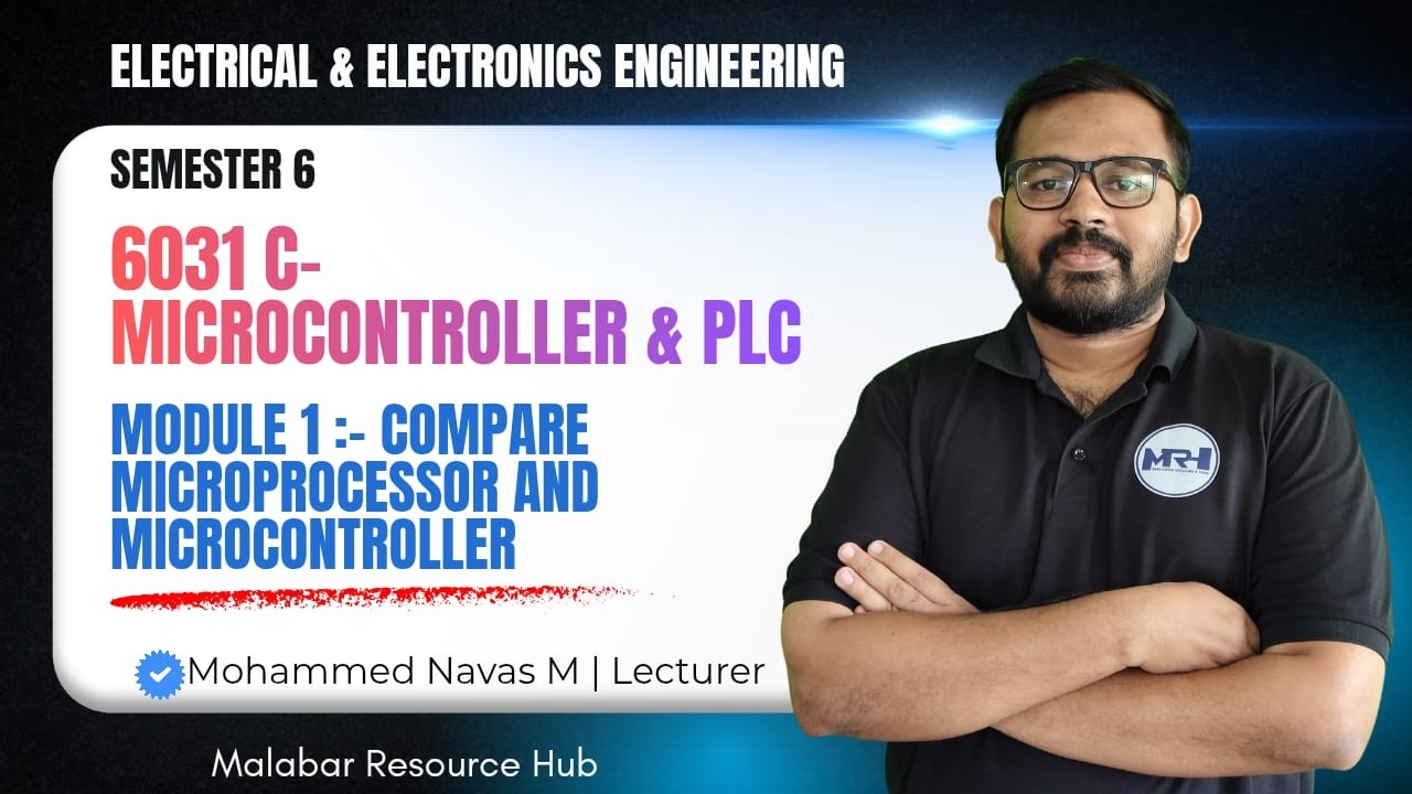 6031 C I Microprocessor vs Microcontroller  MC&PLC