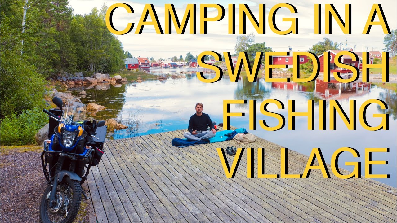 S1EP3 EPIC MOTORCYCLE JOURNEY SWEDEN -Riding to Kuggorarna and camping - Yamaha Tenere xt660z