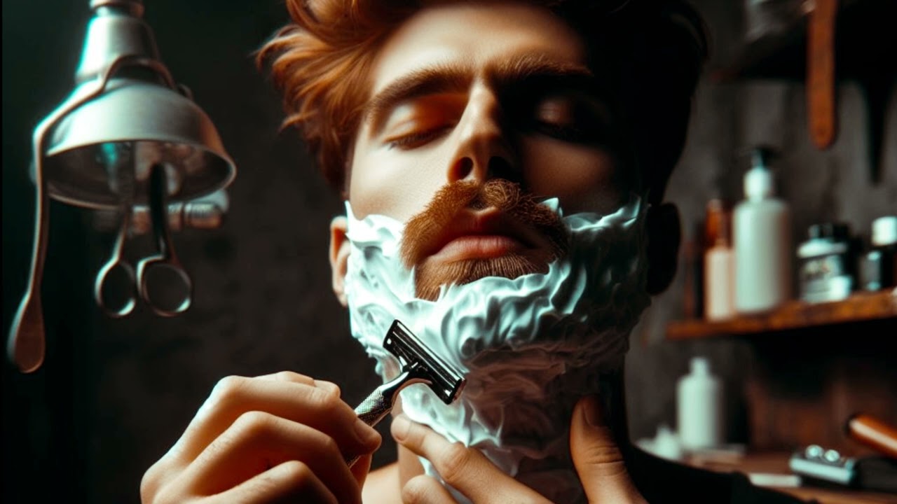 ASMR  Intense & Unfiltered Barbershop Razor Shaving Sounds