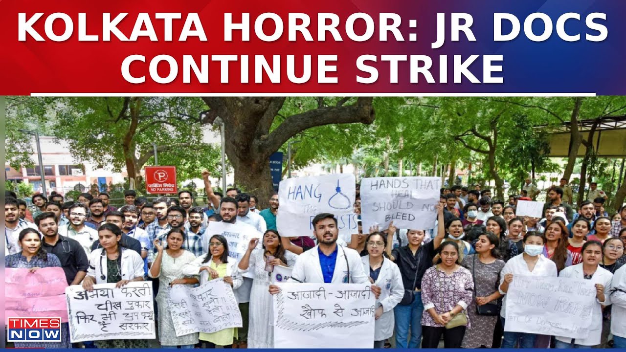 Kolkata Horror:Junior Doctors Continue Strike |CCTV Cameras Installed At Protest Site & Nearby Areas