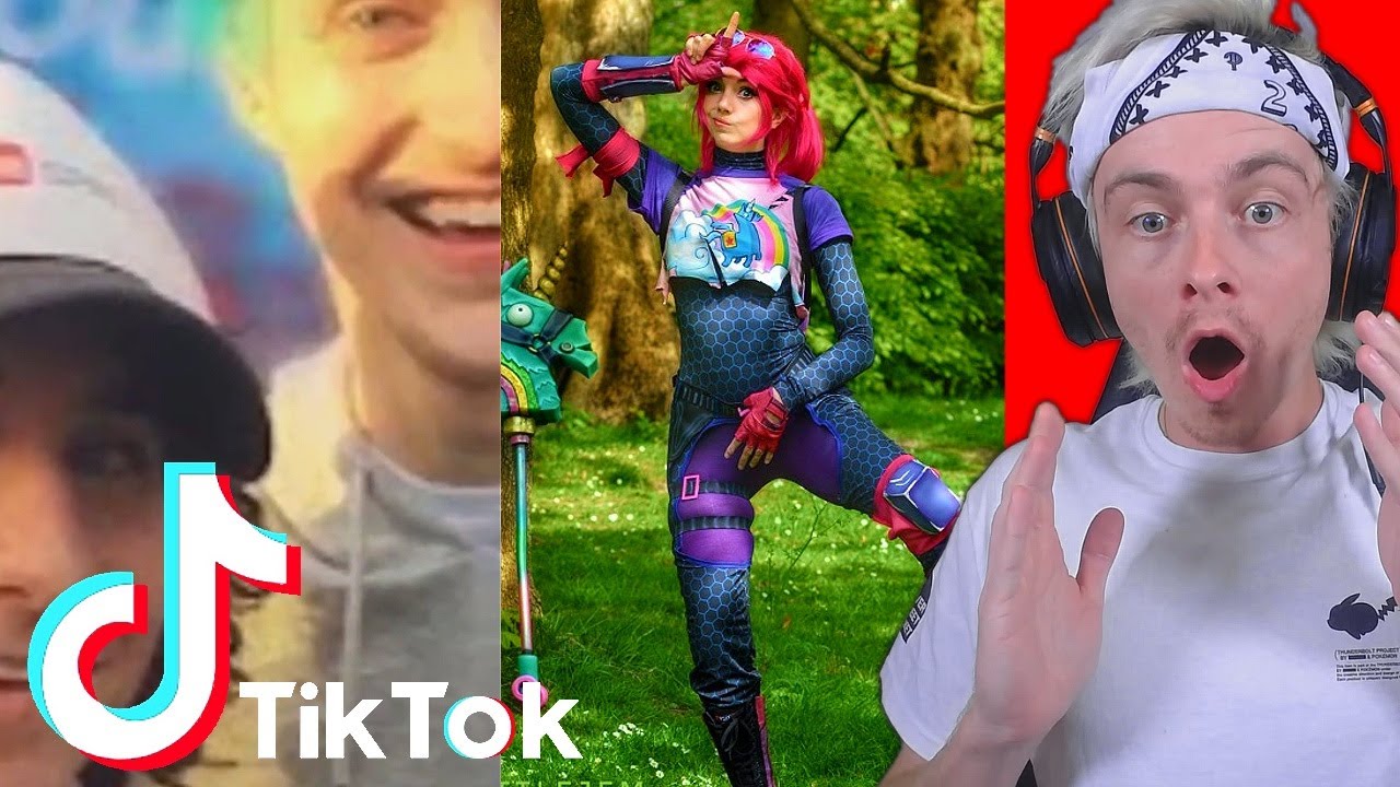 reacting to fortnite tik toks and trying not to laugh... (impossible)