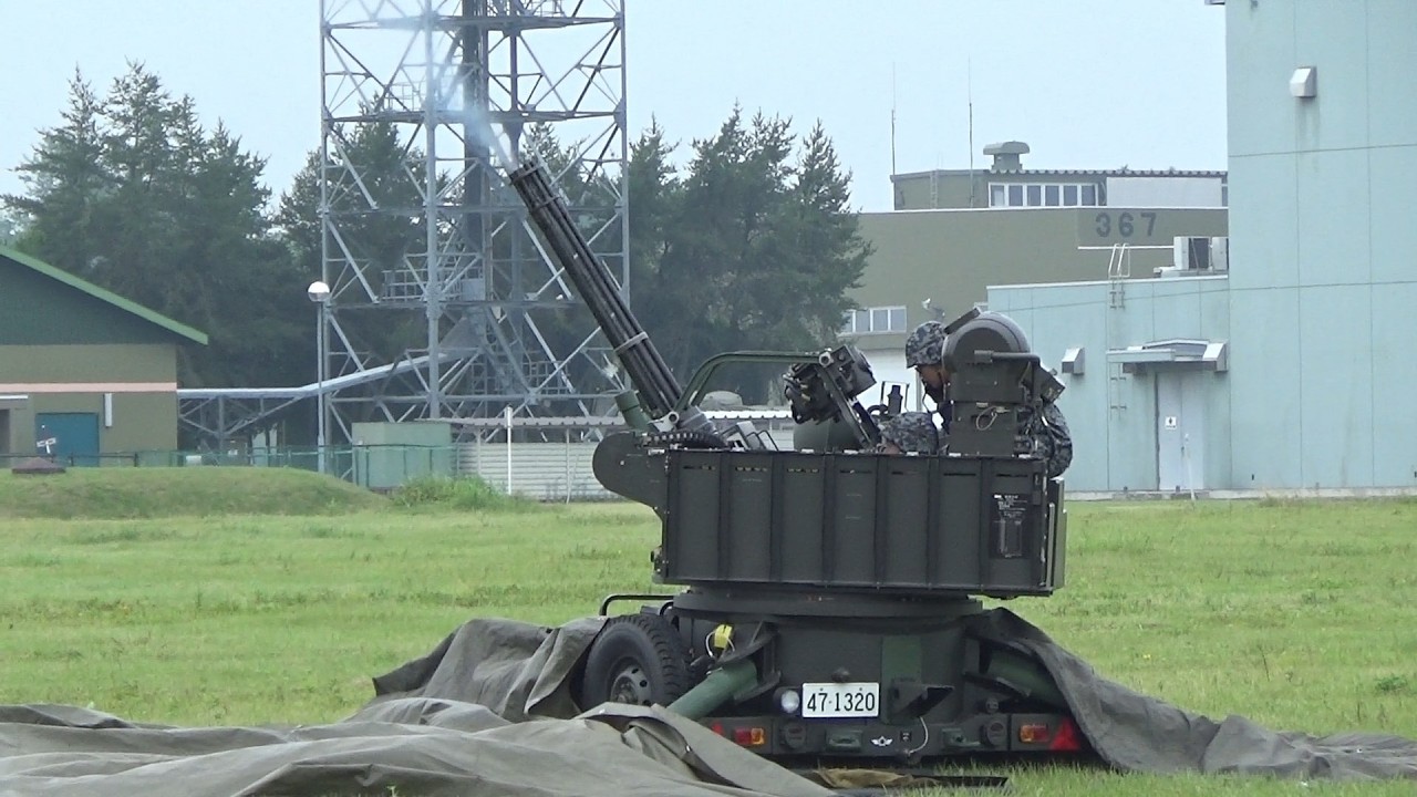 VADS（20mm対空機関砲）空包弾装填～模擬対空射撃 千歳基地航空祭2018年 JASDF VADS Blank Ammunition Loading and Shooting Simulation