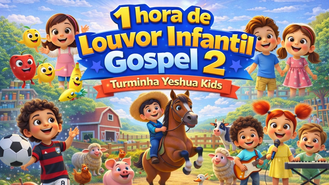 1 hora de Louvor Infantil Gospel 2 - Louvor Infantil Cristão