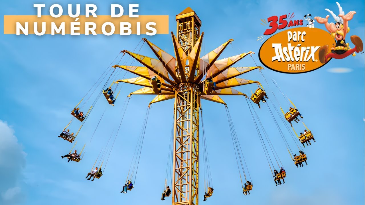 🎡La Tour de Numérobis (nouveauté 2024) Parc Astérix - on & off ride