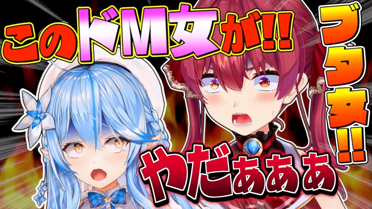 【面白まとめ】マリン船長に虐められてキャンキャン鳴くラミィ【宝鐘マリン/雪花ラミィ/ホロライブ切り抜き】