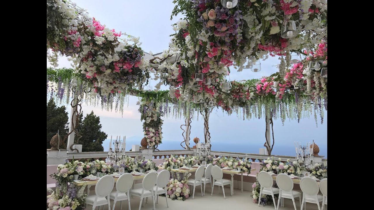 Capri, matrimonio da sogno a Villa Lysis. Wedding Feiping Chang and Lincoln Li