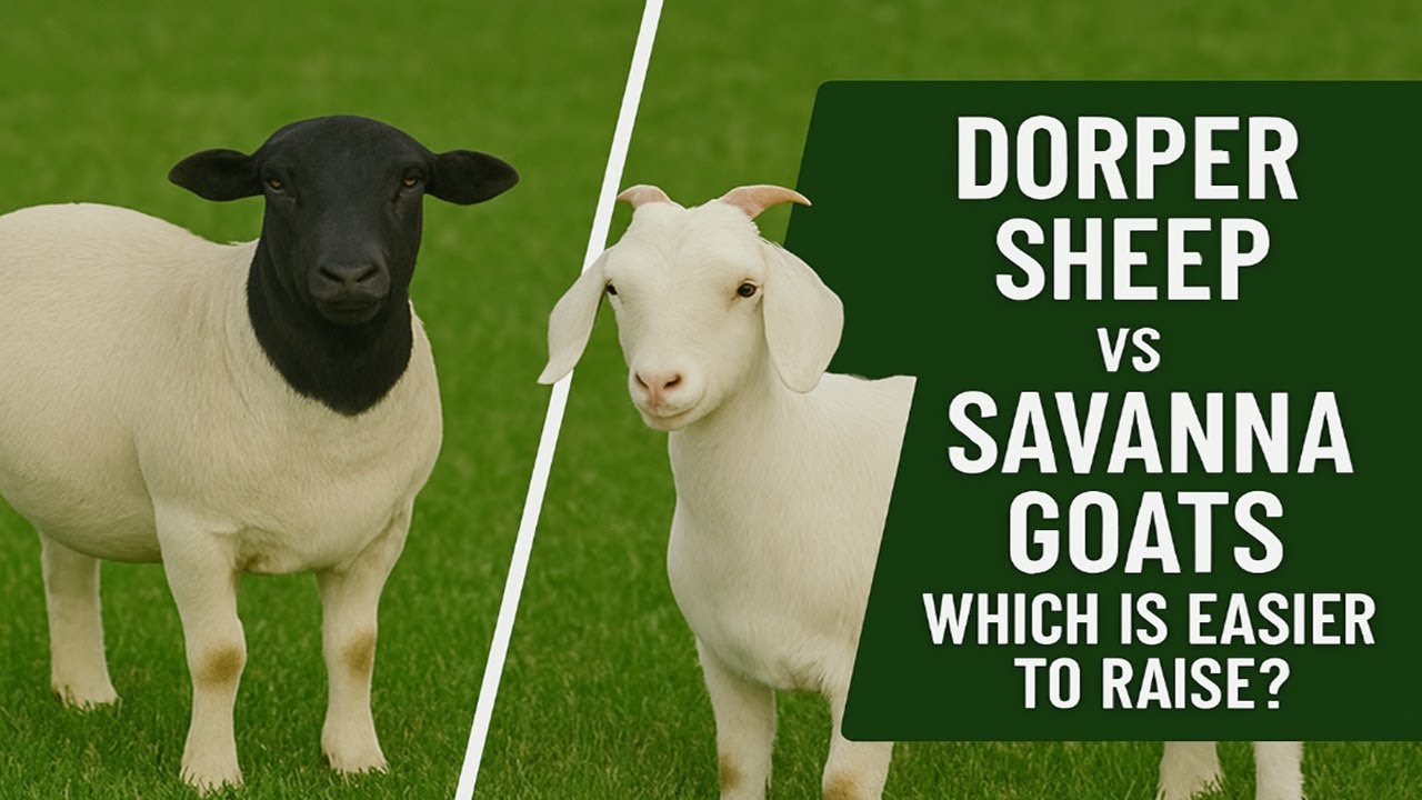 Dorper Sheep vs Savanna Goats: Which is Easier to Raise?