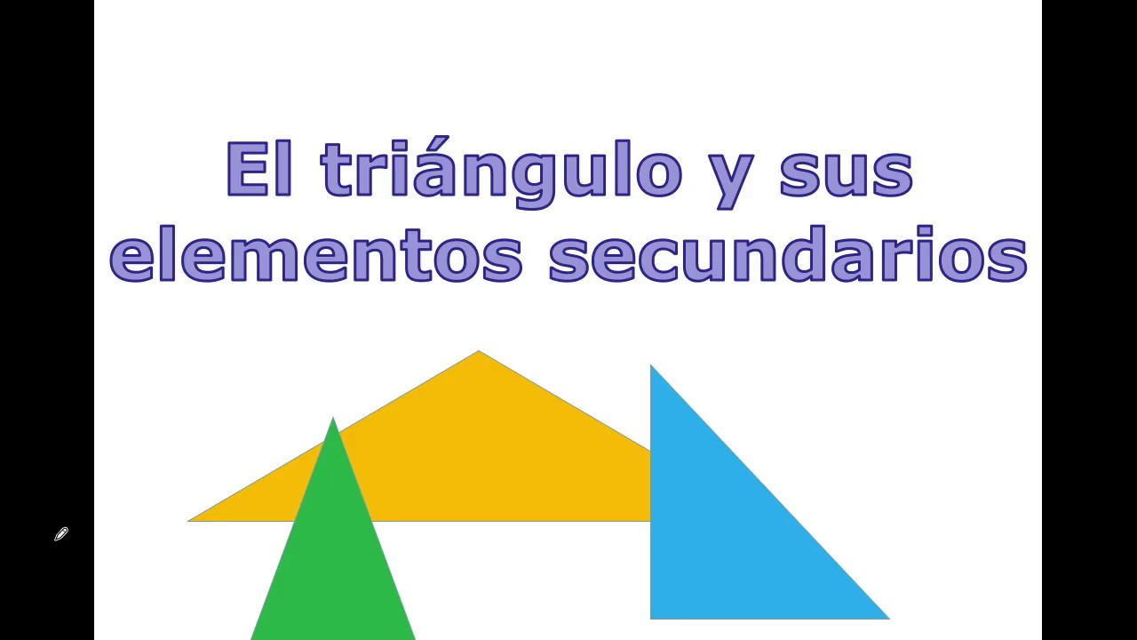 Elementos Secundarios del Triángulo