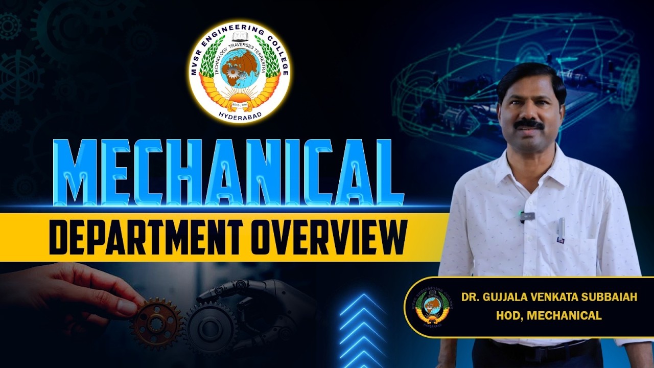 Future Scope of Mechanical Engineering in 2026 | MVSR Engineering College Hyderabad | MVSREC