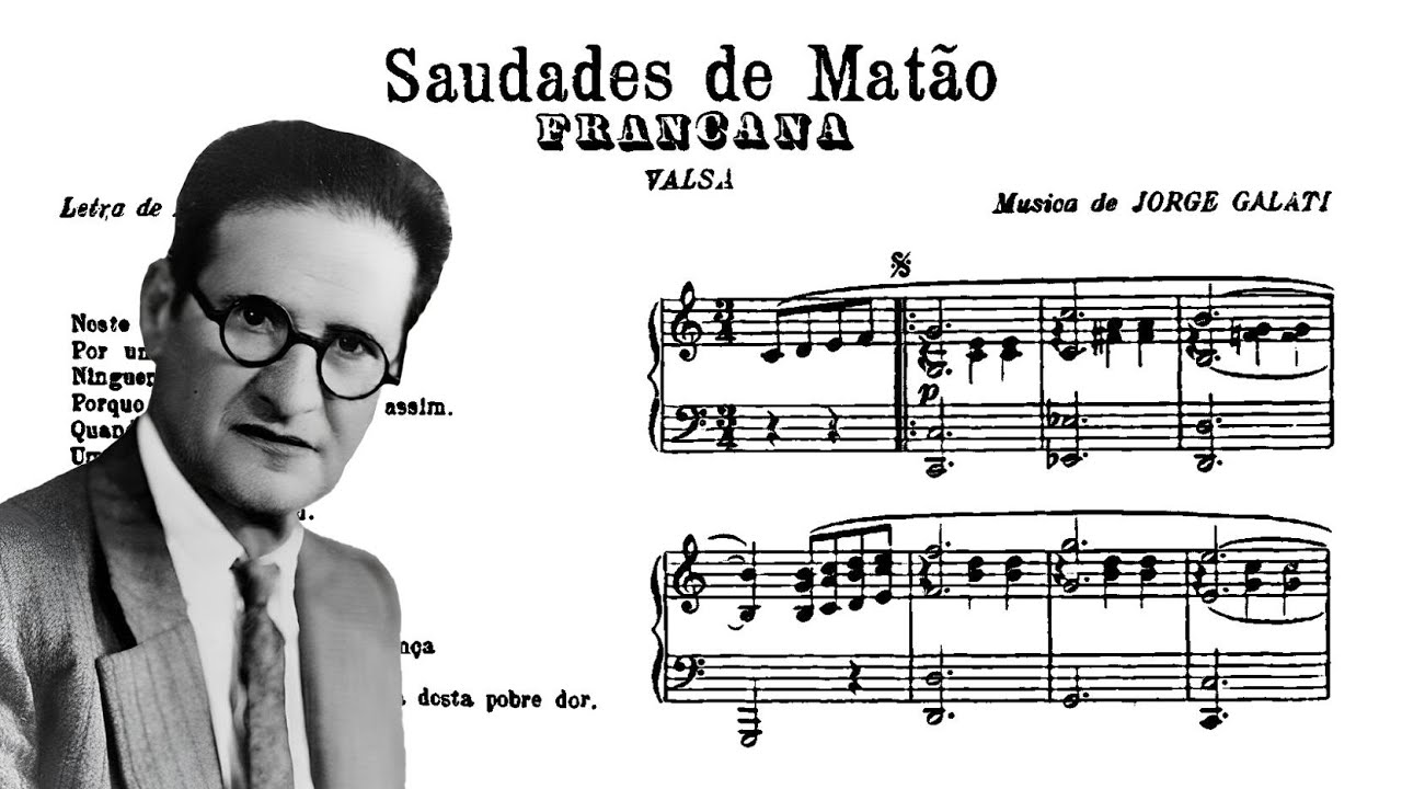 Jorge Galati - Saudades de Matão (Cecília Bengio, piano)