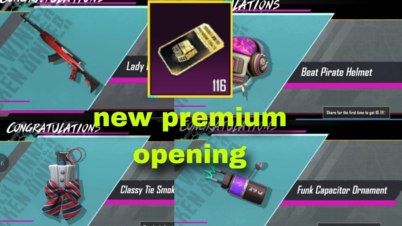 new premium crate opening pubg mobile | new upgrade SKS from premium | premium crate opening pubg
