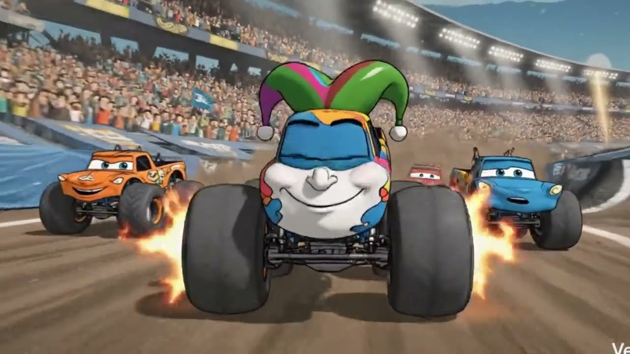 cars for toddlers | Racing cars for kids | Cars for kids  | CAN CARS 🚗 BEAT THIS MONSTER TRUCK 🚛 ?