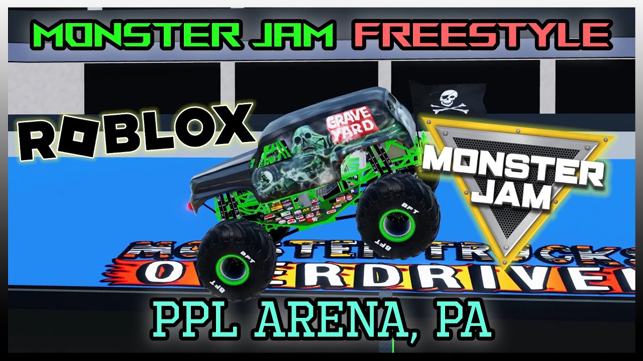 ROBLOX MONSTER JAM!!!! | 10 Truck Arena Freestyle!! | PPL Arena, PA | Season 2 Episode 1