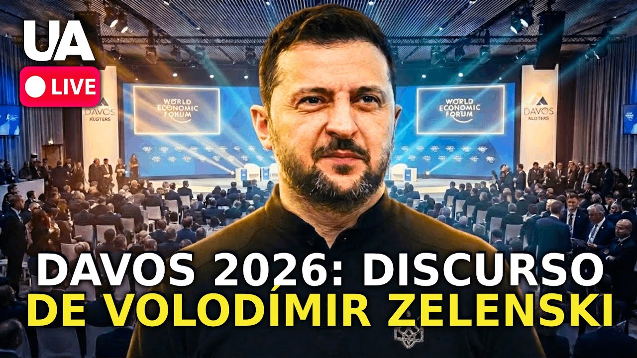 🔴 EN VIVO AHORA! Zelenski habla en el WEF 2026: declaraciones clave desde Davos