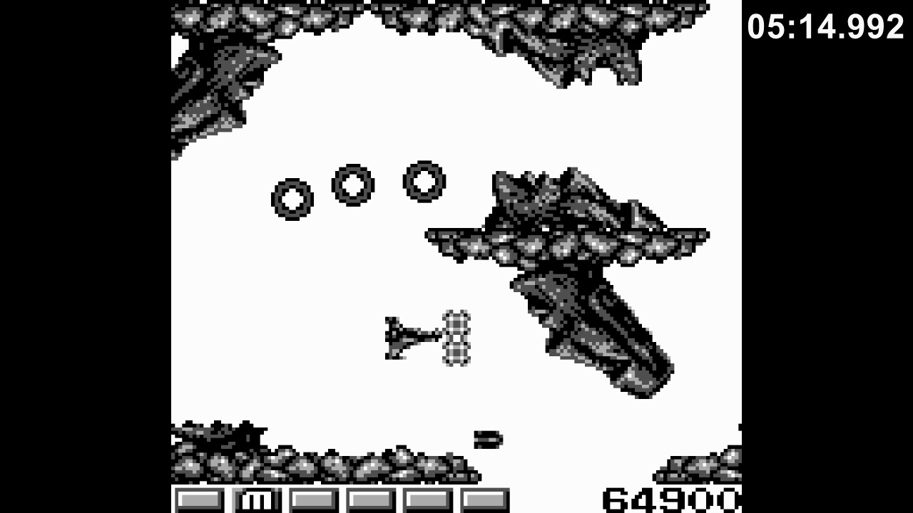 Gradius Game Boy - hard mode - Speedrun: 12'25