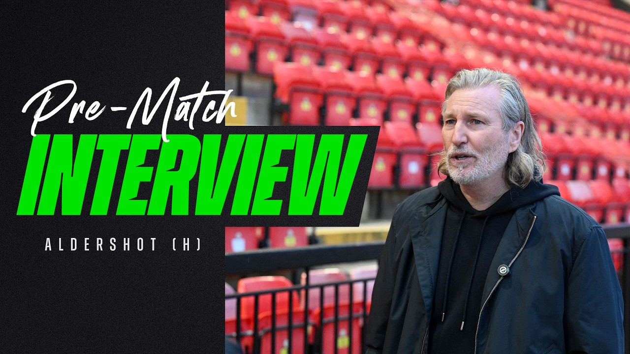 Robbie Savage pre-match | Aldershot (H)
