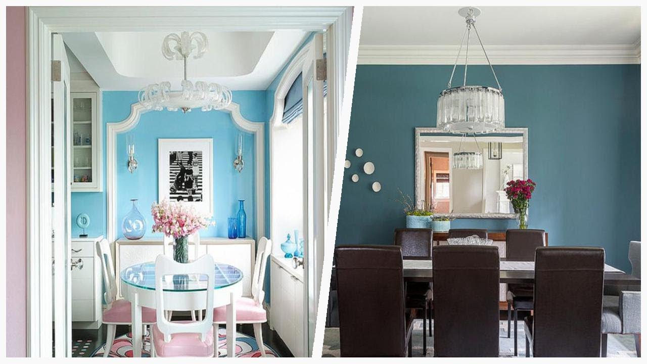 75 Turquoise Dining Room With Blue Walls Design Ideas You'll Love ⭐️