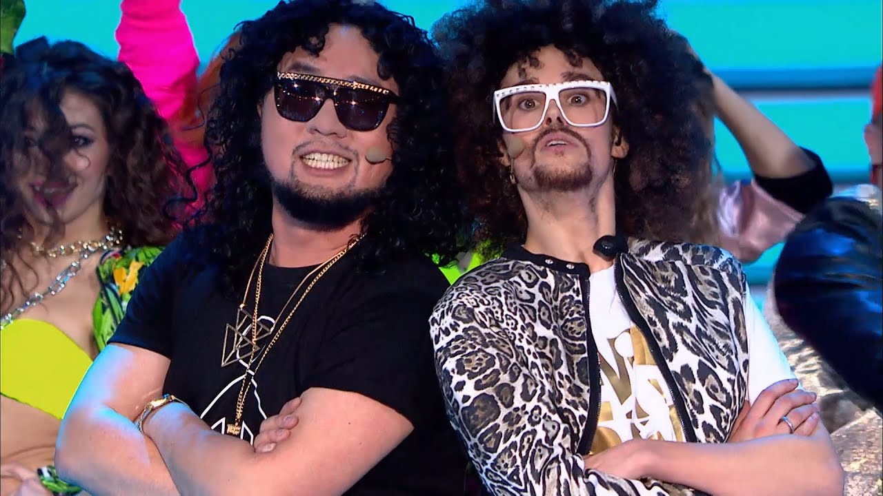 Julia Pietrucha & Bilguun Ariunbaatar jako LMFAO - Twoja Twarz Brzmi Znajomo