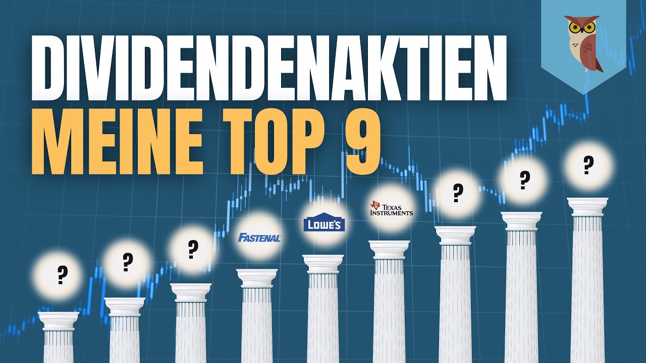 Top 9 Dividendenaktien November 2025 | Diese Aktien zahlen jetzt richtig Cashflow!