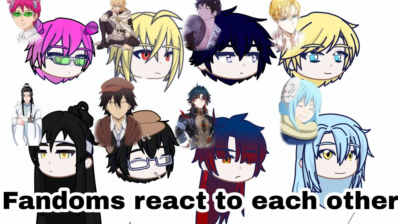 Fandoms react to each other || Rimuru || That Time I Got Reincarnated as a Slime || Part 1 || 🇬🇧🇷🇺