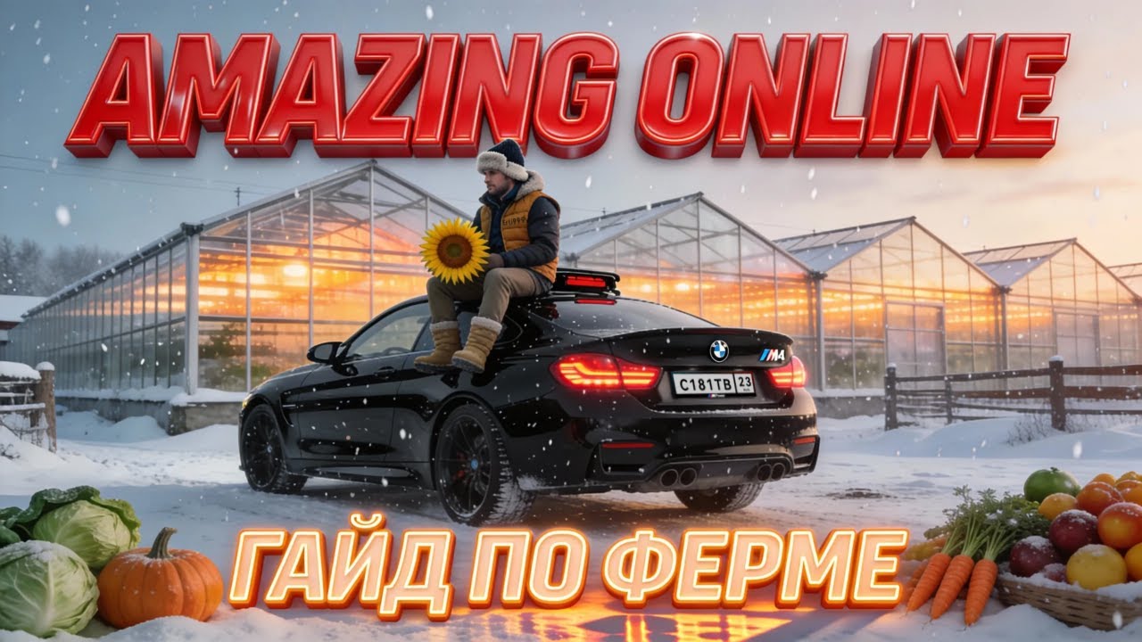 Гайд по Заработку на Ферме на AMAZING ONLINE || Гайд Для Новичков