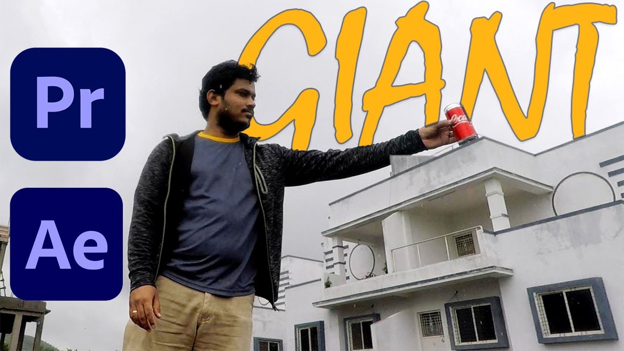Make YOURSELF GIANT with Premiere Pro and After Effects [Hindi]