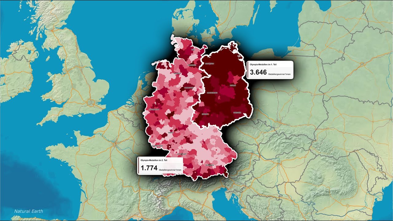 Unterschiede Ostdeutschland - Westdeutschland | Visualisierung