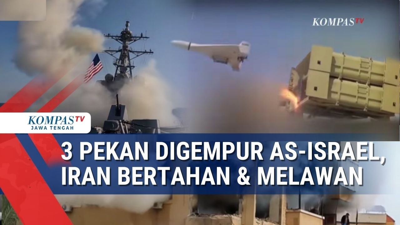 3 Pekan Digempur AS-Israel, Iran Bertahan & Melawan