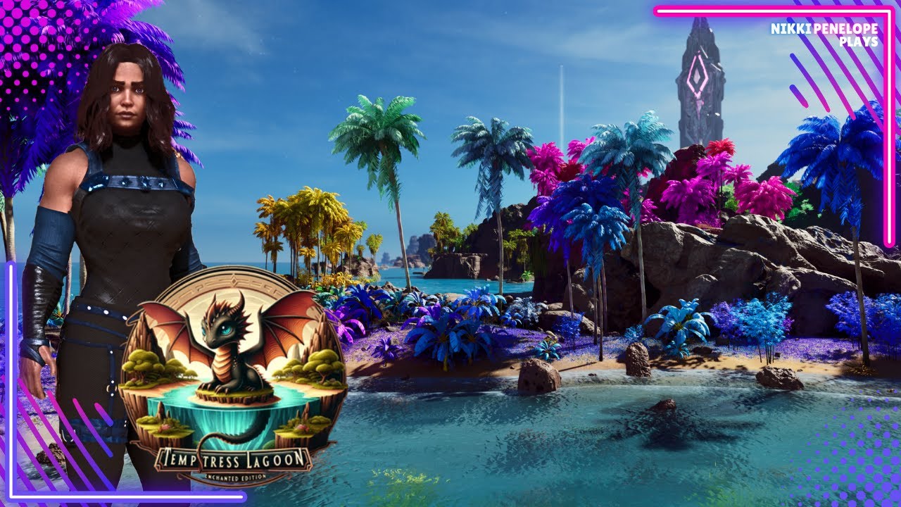 Temptress Lagoons NEW Enchanted Map Showcase!! - Ark ASA Temptress Lagoon Enchanted [Showcase 3]