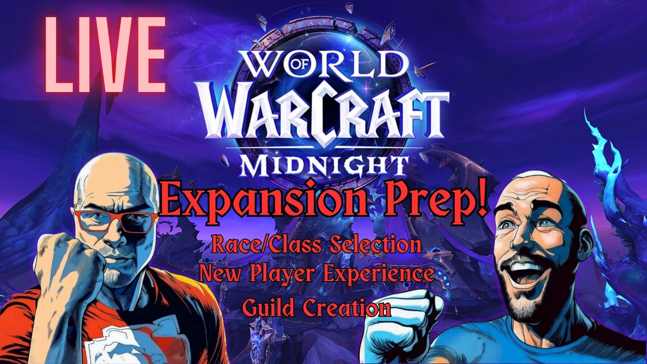 World of Warcraft Midnight Prep Begins! Choosing Our Race & Class | Level 1 New Player Experience