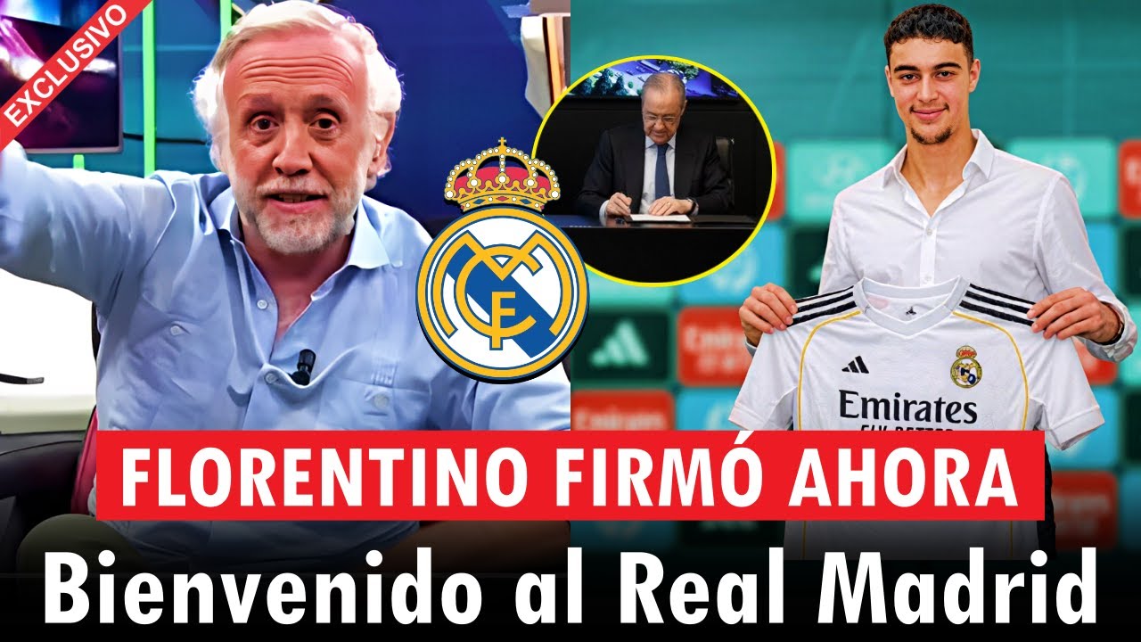 ¡LLEGÓ A MADRID! ¡FICHAJE CERRADO! ¡PUEDEN CELEBRAR! ¡NOTICIAS DEL REAL MADRID HOY!