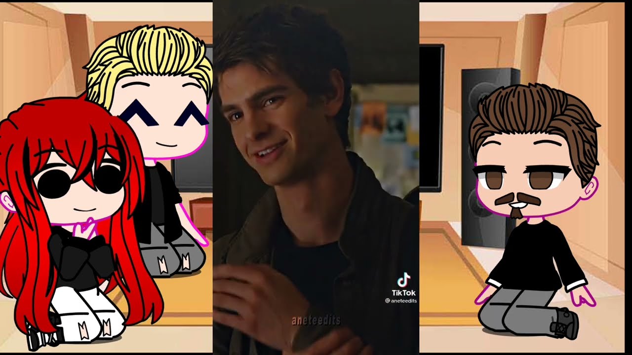 Los Vengadores reaccionan a Spiderman No Way home (Gacha Club)