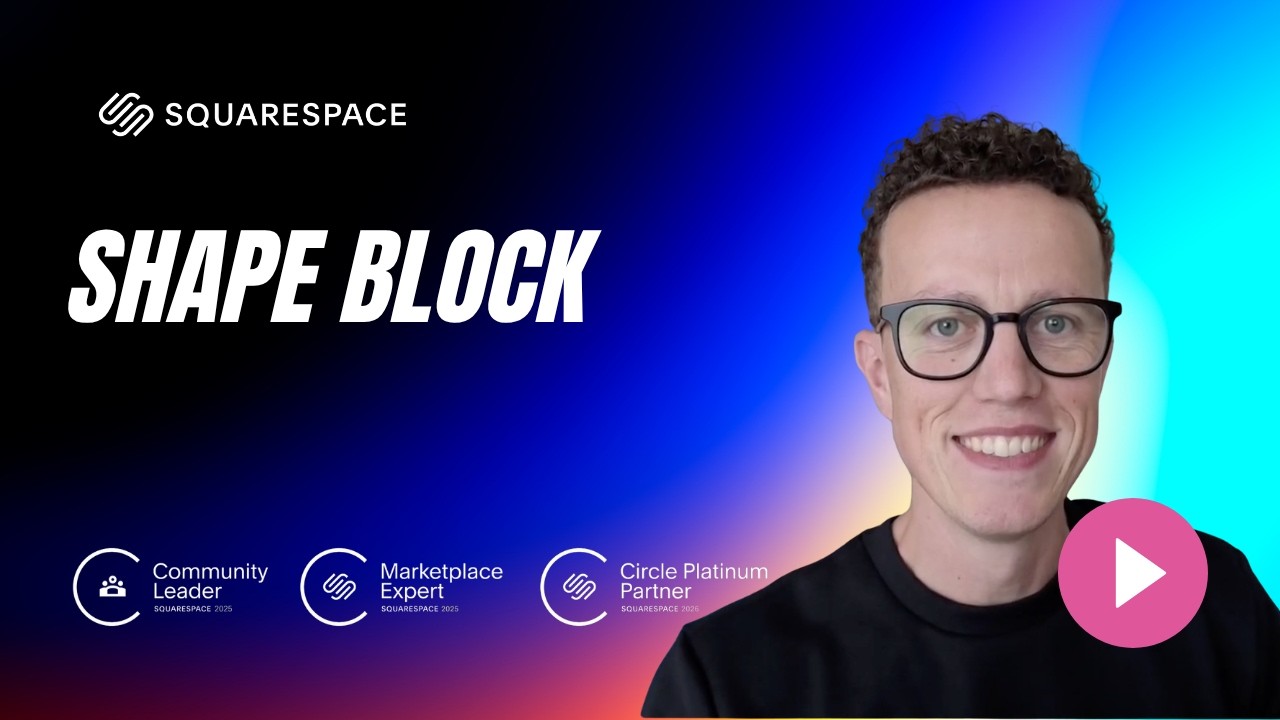 Shape Block Tutorial: Add Visual Interest to Your Squarespace 7.1 Site