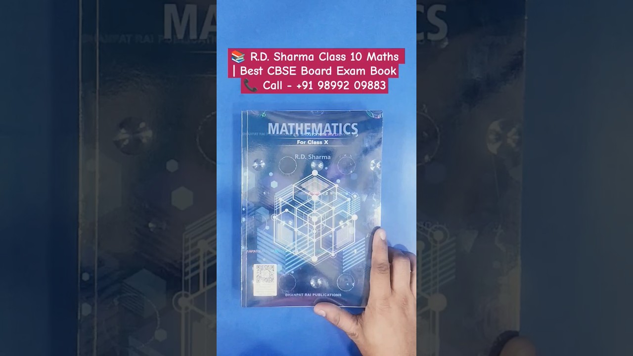 📚 R.D. Sharma Class 10 Maths | Best CBSE Board Exam Book | Score 100% in Mathematics!