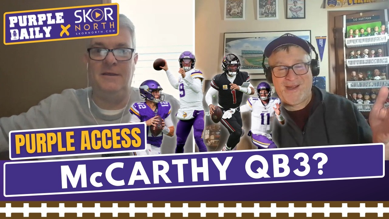 Minnesota Vikings bring back Carson Wentz; J.J. McCarthy QB 3?