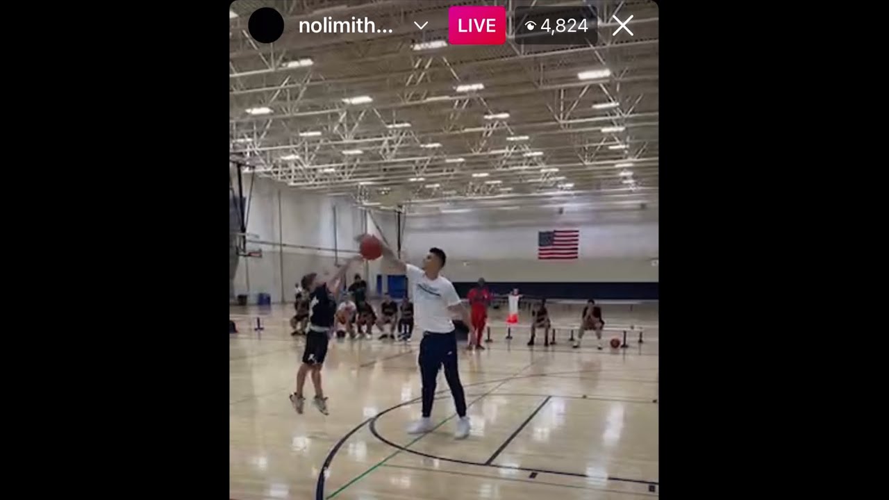 Tyler Herro Blocking All Of The Kids At Basketball Camp On IG LIVE ! (NO CHILL)