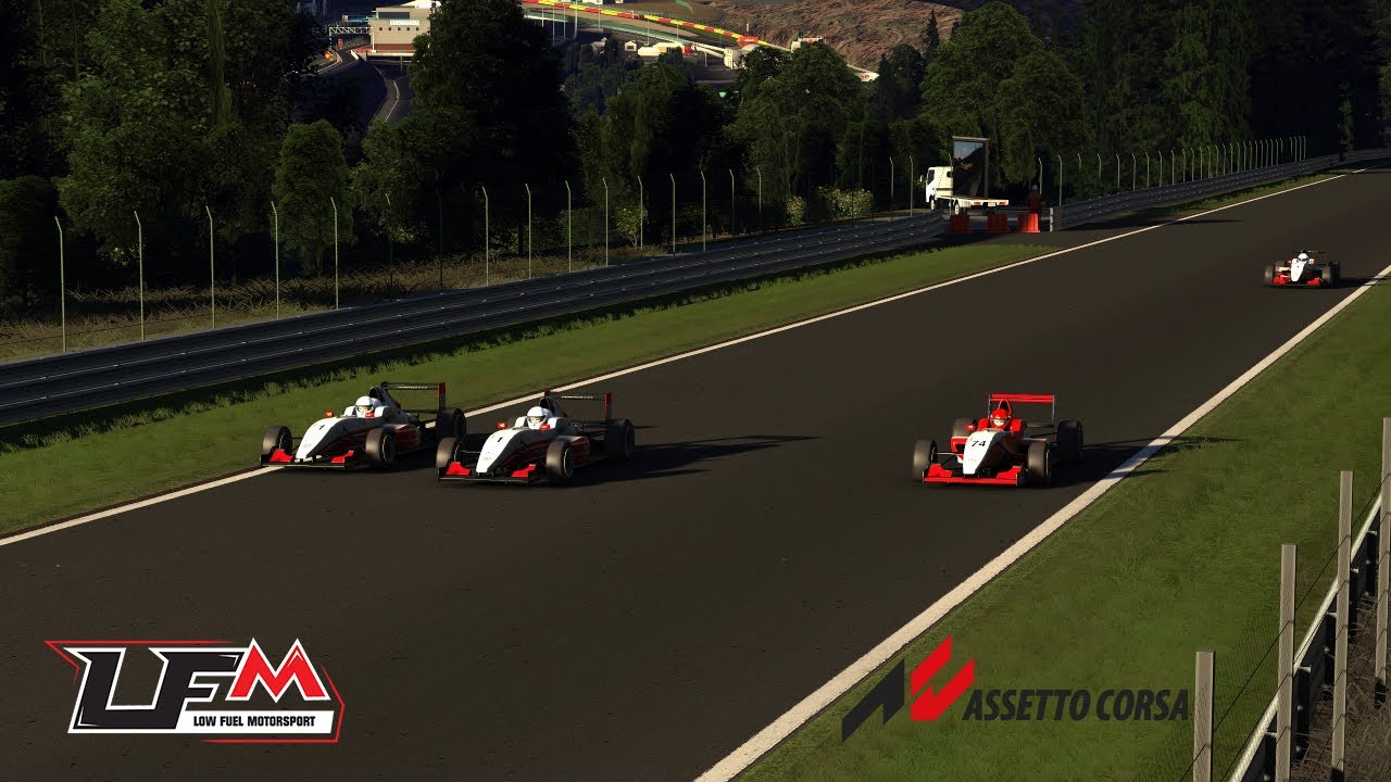 Pierwsze podium w LFM - Spa Francorchamps - Tatuus FA01 - Assetto Corsa