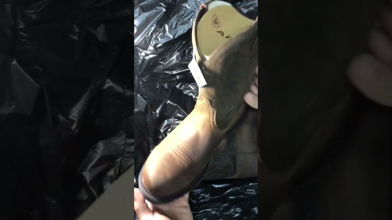Ariat Groundbreaker Work Boots!🔥🤠 #ariat #steeltoe #workboots #shorts #unboxing #shift #welding