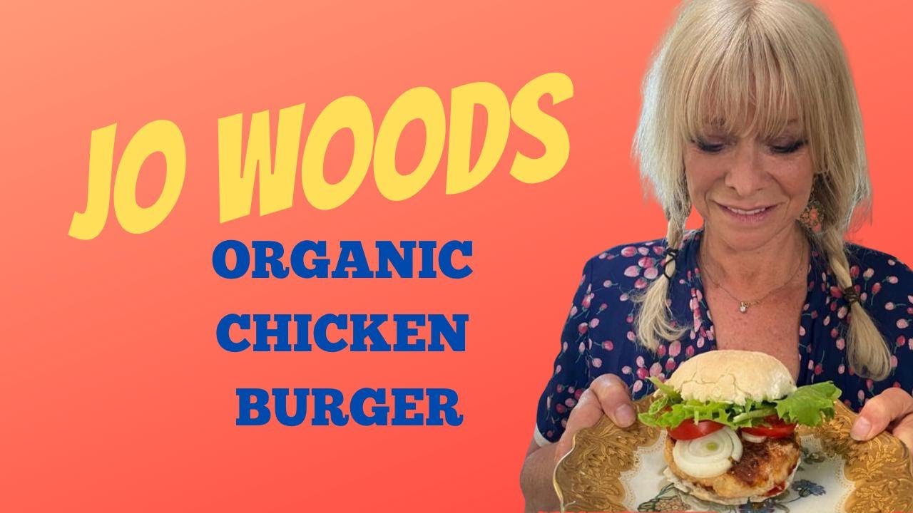 Jo Wood cooks an organic chicken burger